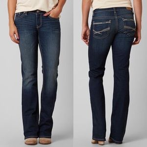 Dark Wash BKE Payton 27L Bootcut Jeans